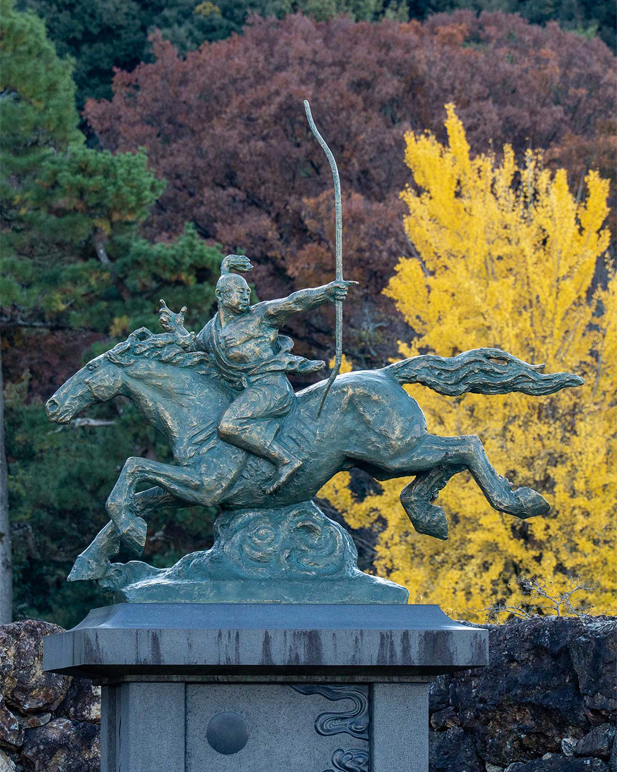 Statue of young Oda Nobunaga